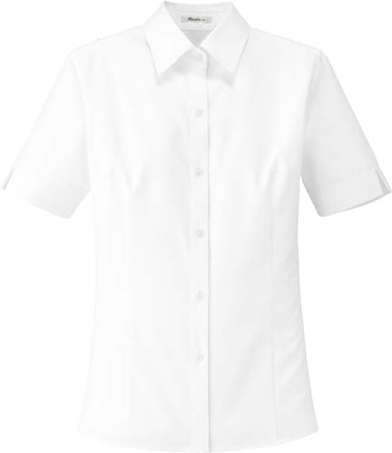 半袖ブラウス RB4551−15 ホワイト 17号