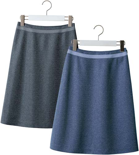 Aラインスカート S−16430 ブラック 9号