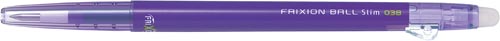 フリクションボールスリム0.38バイオレット5本