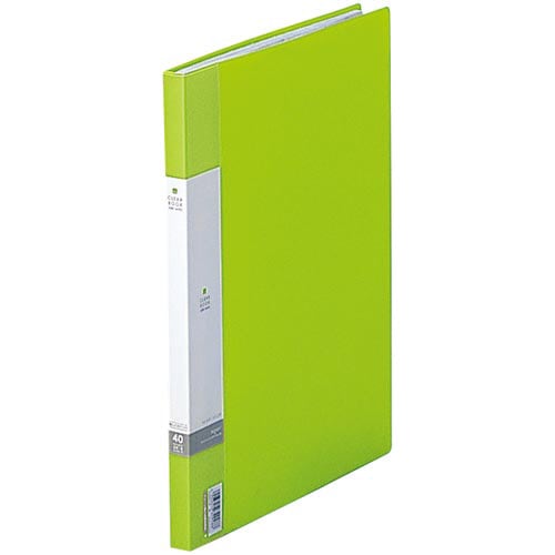 クリヤーブックサイドベンツ A4縦 黄緑×10