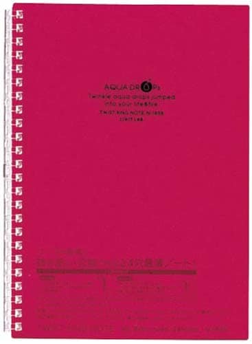 ツイストノート A5 30枚24穴 赤 5冊