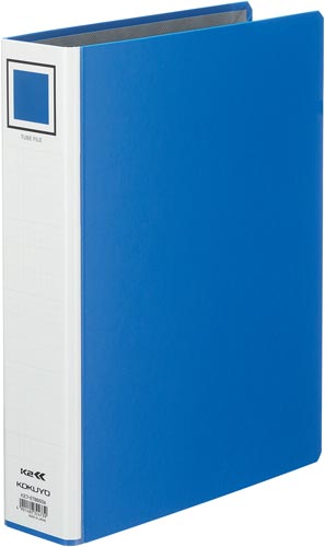 両開きチューブF<K2>A4縦背幅65mm青10冊