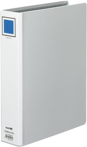 両開きチューブF<K2>A4縦背幅65mm銀3冊