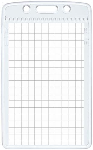名札ケース 名刺IDカード用タテ型チャック付50枚