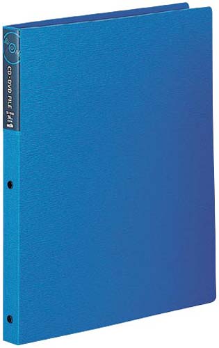 CD・DVDファイル A4−S ブルー