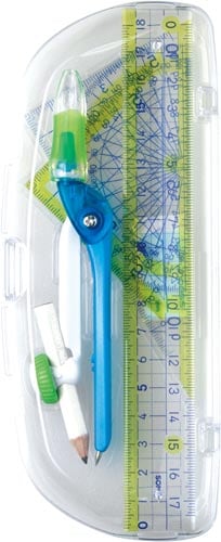 楽しく学習 くるんパス+定規セット