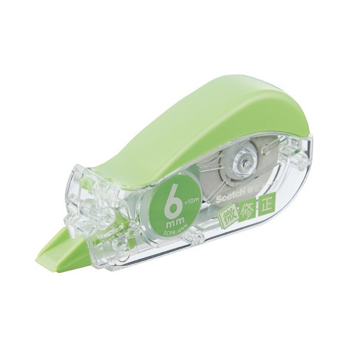 修正テープ 微修正 6mm幅 本体5個