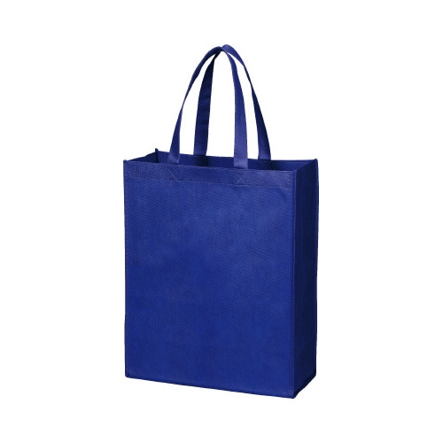 不織布バッグ ネイビー M 5枚×5