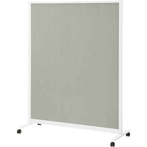 パーテションホワイトボード幅1200GYキャスタ