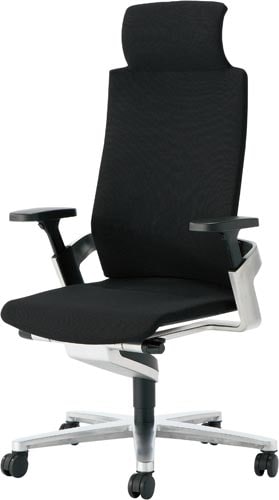 ONチェア ハイバック ヘッドレスト付 ブラック