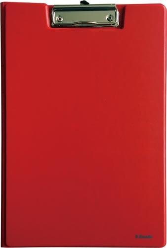 クリップフォルダ A4縦 レッド×5