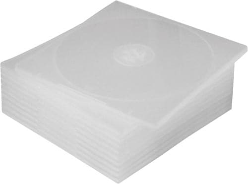 割れにくいCD・DVDケース PP製 10枚入