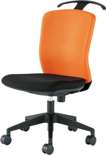 ハンガー付チェア オレンジ