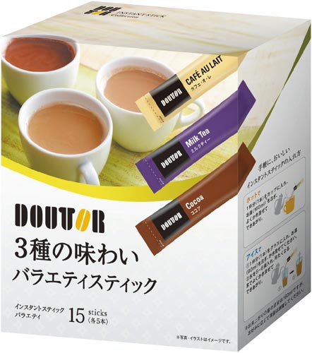 ドトールコーヒー ３種の味わいバラエティスティック カウネット