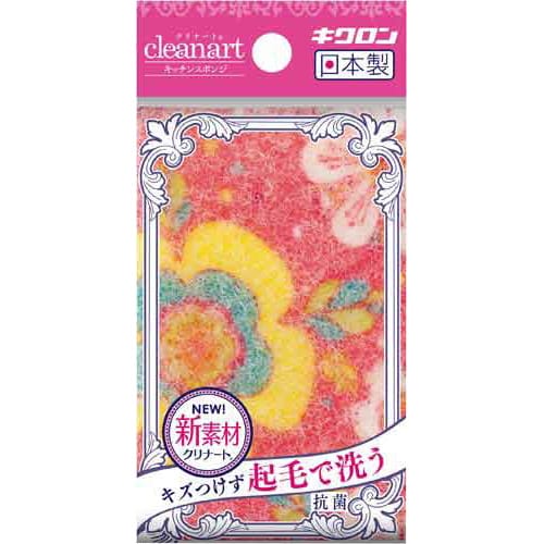 クリナート キッチンスポンジ フラワー