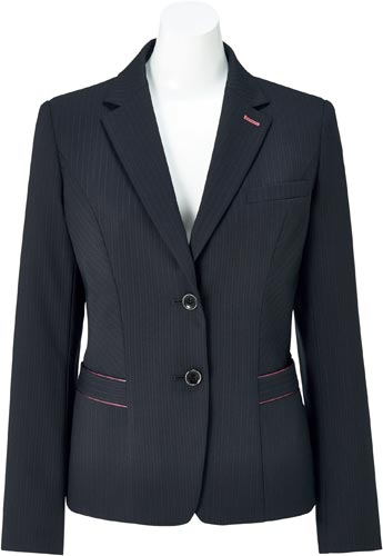 ジャケットLJ0170−30ブラック×ピンク13号