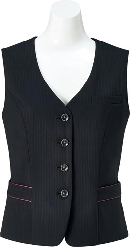 ベスト LV1180−30 ブラック×ピンク13号