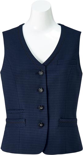 ベスト LV1181−38 ネイビー×ブルー 5号