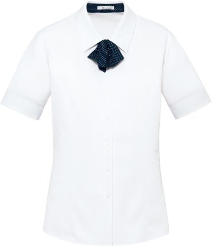 半袖ブラウス RB4553−15 ホワイト 9号