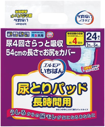 カミ商事 エルモアいちばん 尿とりパッド 長時間用｜カウネット