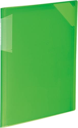 クリヤーホルダーブックノビータA4黄緑6P 5冊