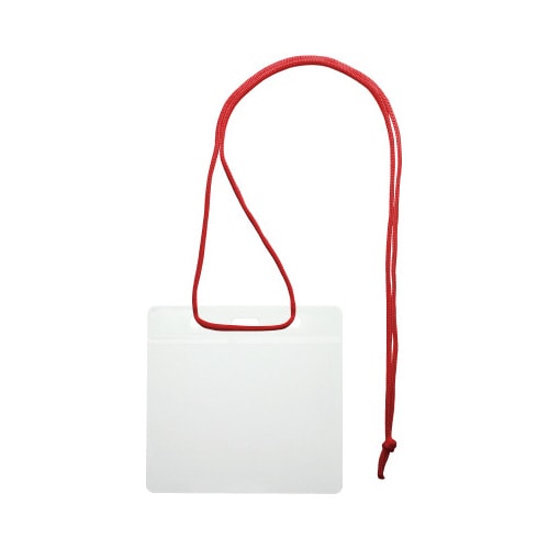 イベント吊下げ名札 イベント用 50個入 赤