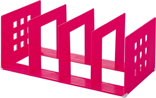 仕切りラック 2L 390幅 赤