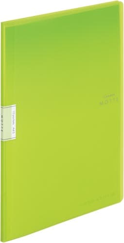 クリヤーブックモッテA4縦 10P 黄緑10冊