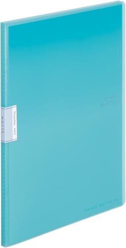 クリヤーブックモッテA4縦 20P 水色10冊