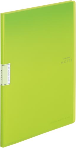 クリヤーブックモッテA4縦 20P 黄緑10冊