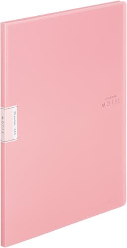 クリヤーブックモッテA4縦 20P 薄ピンク10冊
