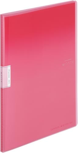 クリヤーブックモッテA4縦 20P ピンク10冊