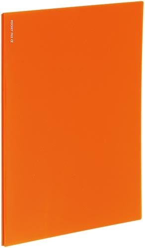 ポケットファイルα<ノビータα>24P橙 10冊