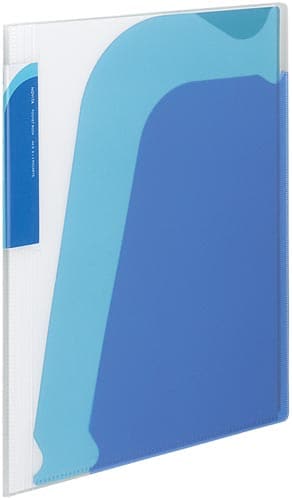 ポケットブック<ノビータ>8P 透明青 5冊