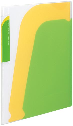 ポケットブック<ノビータ>8P 透明黄緑 5冊
