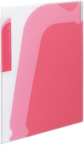 ポケットブック<ノビータ>8P 透明ピンク 5冊