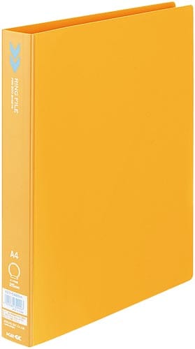 Oリングファイル<K2>背幅34mm橙 10冊