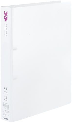 Oリングファイル<K2>背幅34mm透明 5冊