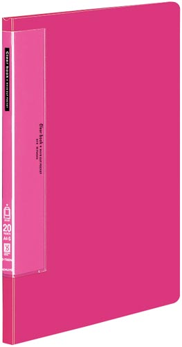 クリヤーブックWC 固定式A4縦20P桃10冊