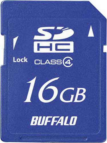 Class4SDHCカード16GB