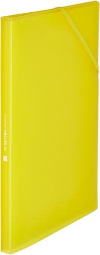 クリアーファイル ホルダーイン12P 黄色 5冊