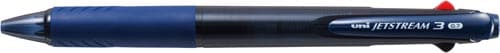 ジェットストリーム3色 0.7mm 透明ネイビー