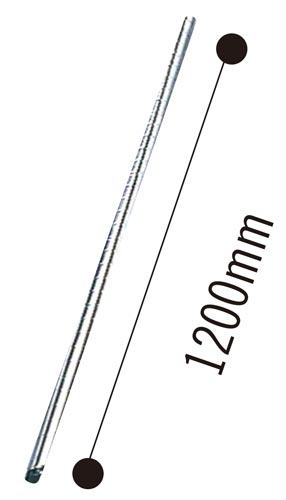 メタルラックMR オプションポール1本 H1200
