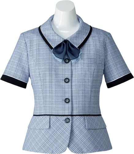 オーバーブラウス LJ0768 ブルー 5号