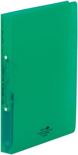 リングファイル ツイストリングA4縦 2穴 緑