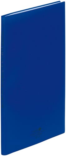 クリヤーブック A4縦 20ポケット 藍