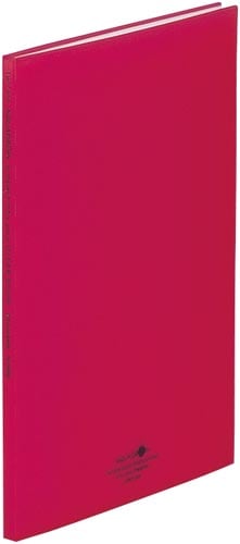 クリヤーブック A4縦 20ポケット 赤