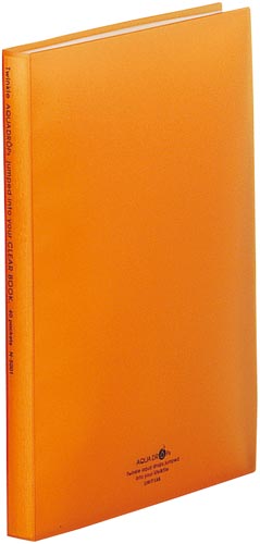 クリヤーブック A4縦 40ポケット 橙