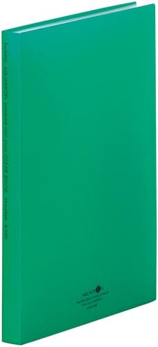 クリヤーブック A4縦 40ポケット 緑