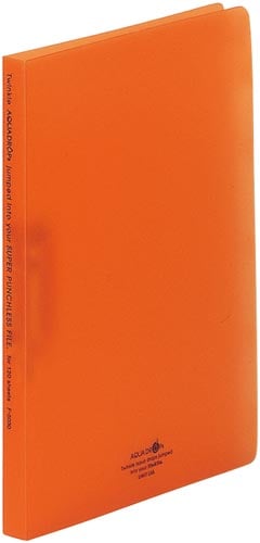 スーパーパンチレスファイルA4縦 橙